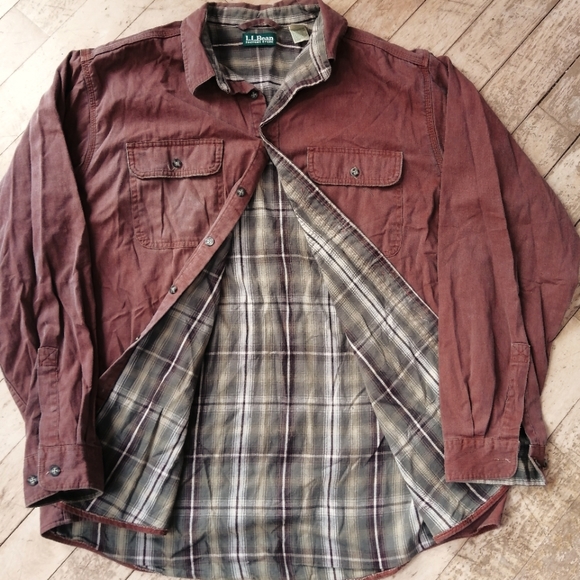 L.L. Bean Other - L.L. BEAN Men's Vintage Flannel Lined Shirt "Shacket"